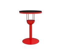 NexaGeniX Table de Bar Ronde en Fer forgé Red Rock, idéale for Un Salon thé ou café Table Bar Salon Design(Petit)