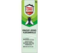 NEXA LOTTE Piège à mouches à fruits et vinaigre sans insecticide - 4 pièges transparents contre les mouches gênantes - Convient pour toutes les fenêtres de pièces