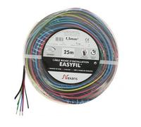 Nexans EASYFIL 3H07 V-U (3 x 1,5 mm² - 25 mètres) - FIL ÉLECTRONIQUE - Multicolore - Cuivre - 16 AWG - 3 fils