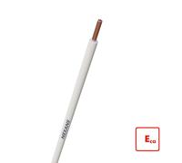Nexans H07V-U Eca 1.5mm² Pvc Câble D'Installation Blanc - 10533311 [100 Mètres]