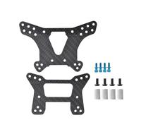 NexaPart Accessoires RC Support d'amortisseur Avant/arrière en Carbone for châssis Tamiya Top Force/Top Force Evo (2021)