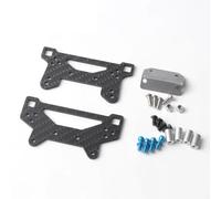 NexaPart Accessoires RC Support d'amortisseur Avant/arrière en Fibre de Carbone for Tamiya TA02, TA02W, TA02S, TA02SW