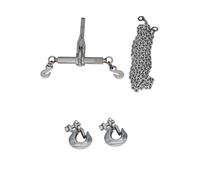 NexaPart Accessoires RC Tendeur de chaîne métallique JDM for Jouets 1/14 RC JDM-2 remorque LESU Kabolite K988 JDM ZW370 Chargeur camions radiocommandés(1 Tensioner 2pc Hook)