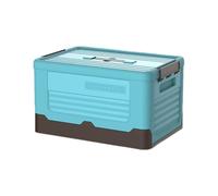 NEXAVKPR Boîte utilitaire pliable, boîte de rangement multifonction, bleu | Boîte de rangement efficace pour vêtements et livres, caisse pliable portable, gain de place, fournitures d'organisation de