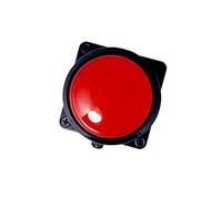 NEXAVKPR Bouton USB programmable avec commande clavier mappable, rouge | Construction en alliage et polymère, large contrôle rond poussoir, entrée USB dédiée pour les commandes de jeux et de