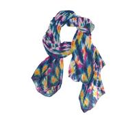 Nexawaveo Écharpe légère pour femme, flocons de neige, baies, Noël, tendance, pashmina, châle élégant, Imprimé floral Tie Dye, 90x180（CM）