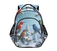 Nexawaveo Sac à dos léger pour garçons et filles - Sac à dos d'école pour l'école primaire, Art du pin colibri, Small, Sacs à dos de voyage