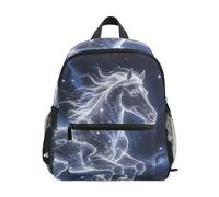 Nexawaveo Sac à dos pour enfants d'âge préscolaire, Cheval étoilé cosmique