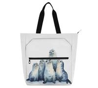 Nexawaveo Sac de piano imperméable pour leçons mignon vache Highland et œufs Sac fourre-tout avec poches zippées pour partitions et livres, Joints mignons, Taille unique