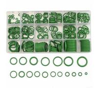 Nexbrill Assortiment de joints toriques métriques en nitrile de 270 pièces, ensemble de joints HNBR verts avec étui de rangement pour réparation automobile, moteur, plomberie et étanchéité