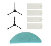 Nexbrill Brosses latérales de rechange, chiffons et filtres compatibles avec Cecotec pour aspirateur robot CONGA 8090 Ultra, ensemble d'accessoires de nettoyage haute efficacité pour poils d'animaux