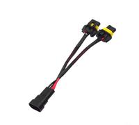 Nexbrill Câble adaptateur de phare 9006 vers double 9005 pour ampoules LED HID, pour faisceau de fils tressés pour réparation de feux de brouillard et installation d'éclairage auxiliaire, 200 mm