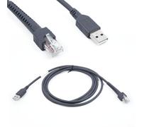 Nexbrill Câble USB pour scanner de codes-barres Symbol LS1203 LS4208 DS9208, cordon de données de 2 m compatible avec les scanners métrologiques Honeywell pour point de vente au détail