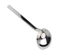 Nexbrill Grande cuillère de service, cuillères de table en acier inoxydable 304 avec long manche, cuillère épaisse pour cuisine, salle à manger, ustensile résistant à la chaleur et à la rouille, 24 x
