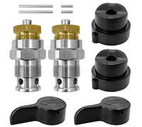 Nexbrill Kit de remplacement de valve de pulvérisation pour réparation de pulvérisateur de peinture sans air, mécanisme à bille en acier massif, design résistant à l'usure, lot complet de 2