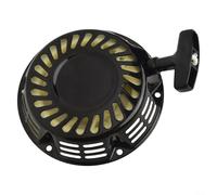 Nexbrill Lanceur manuel pour moteurs de 5,5 à 6,5 CV, mécanisme de démarrage manuel inversé avec motif à 3 boulons de 140 mm, pièce de rechange pour tondeuses à gazon et équipement électrique