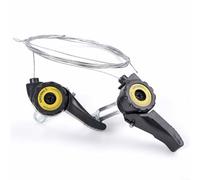 Nexbrill Levier de vitesse de vélo avec câble pour vélo 15/18/21 vitesses, gâchette en plastique et acier pour un cyclisme fluide (noir)