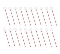 Nexbrill Lot de 20 buses de pulvérisation avec tube d'extension de 12 cm pour bombes aérosols standard, matériau PP robuste, couleur rouge, contrôle précis de la brume de 2,2 cm, ménage, jardinage