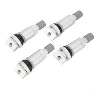 Nexbrill Lot de 4 valves TPMS pour BMW X1 X2 X3 - En acier inoxydable - Pour capteur de pression des pneus - Remplacement direct - Pour capteurs VDO - Argenté - 5,5 x 1,2 cm
