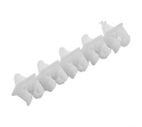 Nexbrill Lot de 5 clips de support de tige de capot en plastique blanc de rechange pour Honda Accord Civic Numéro de pièce 90672-SNB-901 Clips de fixation extérieure