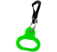 Nexbrill Manchon de suspension en silicone avec porte-clés à dégagement rapide pour la plongée avec tuba et apnée - 5 cm (vert)