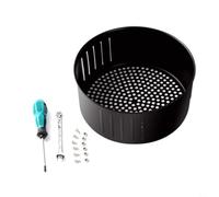 Nexbrill Panier de rechange pour friteuse à air comprimé compatible avec les modèles de 2,6 l et 3,5 l - Insert de cuisson en fer pour la cuisine - Simple à utiliser - Noir (2,6 l)