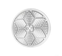 Nexbrill Plateau rond en acier inoxydable 304, plaque de cuisson à la vapeur à chaleur uniforme, compatible avec les marmites et autocuiseurs de 15 à 39 cm, outil de cuisine facile à nettoyer pour