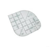 Nexbrill Règle de matelassage antidérapante 15 x 15 cm en acrylique pour couture multi-angles Guide transparent carré outil patchwork kit