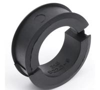 Nexbrill Rondelle réductrice de support d'ordinateur de vélo, entretoise de guidon de 31,8 mm à 25,4 mm/22,2 mm, adaptateur de support en métal absorbant les chocs pour potence de vélo pliable, noir
