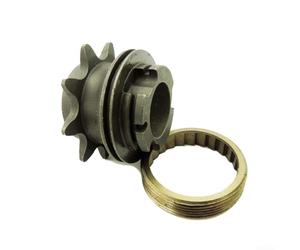 Nexbrill Roue libre à roulement 9T pour vélo, pignon extérieur de 24 mm avec trou intérieur de 17,5 mm, volant d'inertie léger de 76 g pour la performance du cyclisme