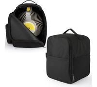Nexbrill Sac de rangement pour ventilateur Shark FlexBreeze FA05X, étui de transport Oxford avec plusieurs poches pour voyage, camping, plage, organiseur de protection à coque rigide, 26 x 24 x 29 cm