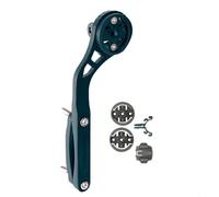Nexbrill Support de montage pour ordinateur de vélo, pour Garmin Bryton, Wahoo pour Cateye, support de phare avant en alliage d'aluminium, pour guidon intégré de vélo de route, 150 mm (montage à