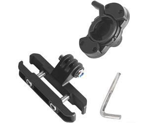 Nexbrill Support de selle de vélo arrière pour Garmin Varia RCT715, support en plastique réglable à 45 degrés avec clé hexagonale, noir