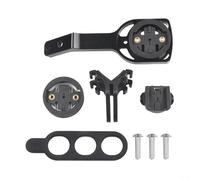 Nexbrill Support d'ordinateur de vélo en alliage d'aluminium pour Garmin Cateye et Bryton, compatible avec guidon Black Inc, support GPS de vélo de route, noir, 105 mm