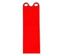 Nexbrill Tapis volant à neige enroulable en plastique souple pour le ski et le sable, jouet d'extérieur avec poignées souples, 137 cm x 42 cm (rouge)