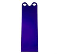 Nexbrill Tapis volant à neige enroulable en plastique souple pour le ski et le sable, jouet d'extérieur avec poignées souples, 137 cm x 42 cm (bleu)
