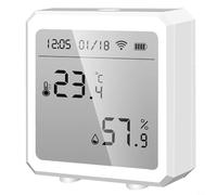 Nexbrill Thermomètre hygromètre sans fil avec alertes par application, capteur haute précision ± 0,12,2 °C pour la maison, la serre, la chambre de bébé, surveillance à distance, exportation de données