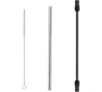 Nexbrill Tuyau de rechange pour machine à café automatique avec tube en acier inoxydable et brosse pour Bosch pour Siemens Mousseur à lait Partie mousseur en silicone 6,3 mm ID 9,5 mm OD, usage
