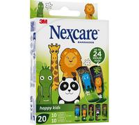Nexcare 3M Happy Kids Animaux Pansements Pièces 20 (N0920AN)