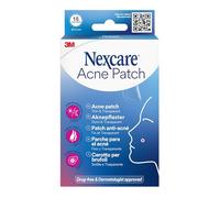 Nexcare Lot de 15 pansements fins et transparents contre l'acné, 1 x 15 x 12 mm