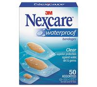 3M Nexcare Bandages transparents imperméables – Lot de 50