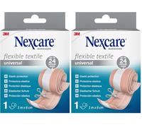Nexcare Pansement textile universel Nexcare Flexible, 6 cm x 1 m, 1/Boîte (Lot de 2)