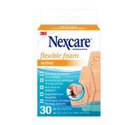 3M Nexcare – Pansements en mousse Active 360° Flexible – Boîte de 30