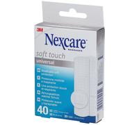 NEXCARE™ Soft Touch Universal 3 tailles de pansements Pansement(S) 40 pc(s)