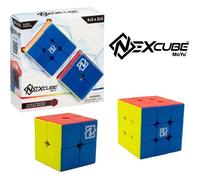 Goliath - Pack de 2 Nexcube - Jeu de Rapidité et de Réflexion - Casse-Tête - 1 Cube 3x3 et 1 Cube 2x2 - Manipulation rapide et fluide - Coins des Cubes Arrondis - A Partir de 8 Ans