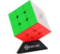 Nexcube - Cube Pro 3x3 - Jeu Casse-Tête pour Enfants dès 8 Ans - Jeu De Rapidité Et Réflexion Des Pros - Rotation Facile avec Coins Arrondis - SpeedCube - Défi Amusant en Famille - Puzzle 1 joueur