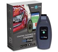 NexDiag Jauge d'Épaisseur Numérique Mètre de Jauge d'Épaisseur de Revêtement de Peinture de Voiture 0-1000 um Sonde Fe & NFe pour la Voiture en Acier et en Aluminium à Métal de Base avec application