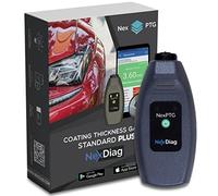 NexDiag Jauge d'Épaisseur Numérique Mètre de Jauge d'Épaisseur de Revêtement de Peinture de Voiture 0-1000 um Sonde Fe & NFe pour la Voiture en Acier et en Aluminium à Métal de Base avec application