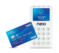 Nexi Mobile Pos - Pos portable sans contact, lecteur électronique portable pour paiements avec guichet automatique, carte de crédit, prépayée, Apple Pay et Google Pay - Signature numérique avec application Nexi Mobile, BP-55