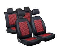 Nexia - 1 Set - Couleur Premium Housses Noir/Rouge Effet 3D